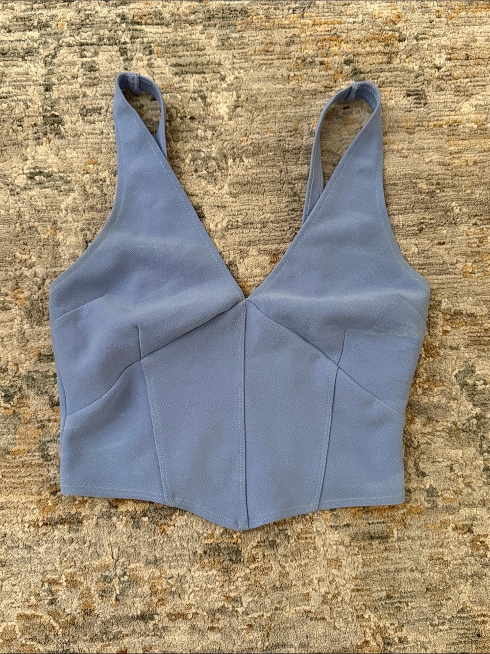 Abercrombie Corset Style Crop Top